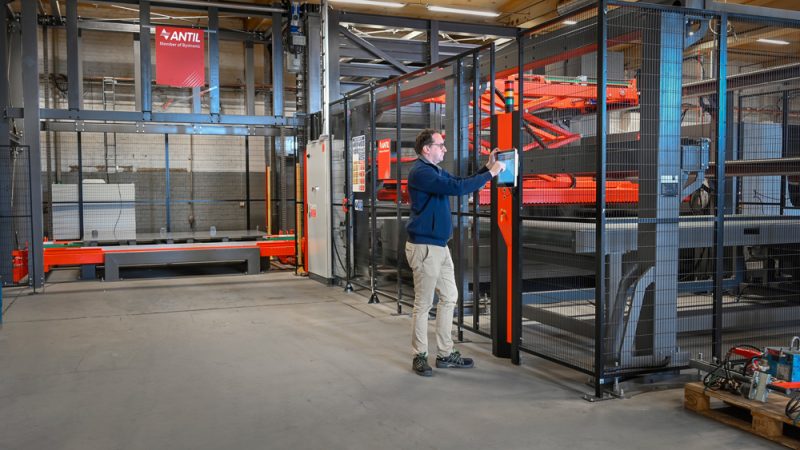 stanspress laserskarning maskin 1